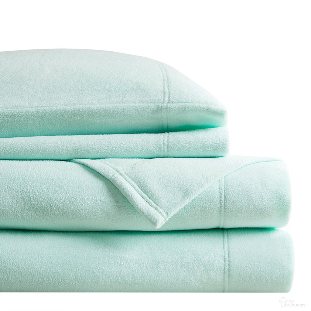The appearance of Micro Fleece Sheet Set In Aqua designed by Olliix in the transitional interior design. This aqua piece of furniture was selected by 1StopBedrooms from Micro Fleece Collection to add a touch of cosiness and style into your home. Sku: TN20-0594. Material: Polyester. Bed Size: California King.