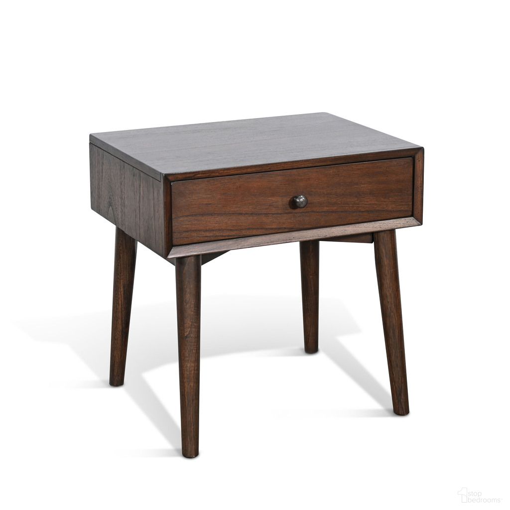Mid-Century Modern Nightstand In Walnut