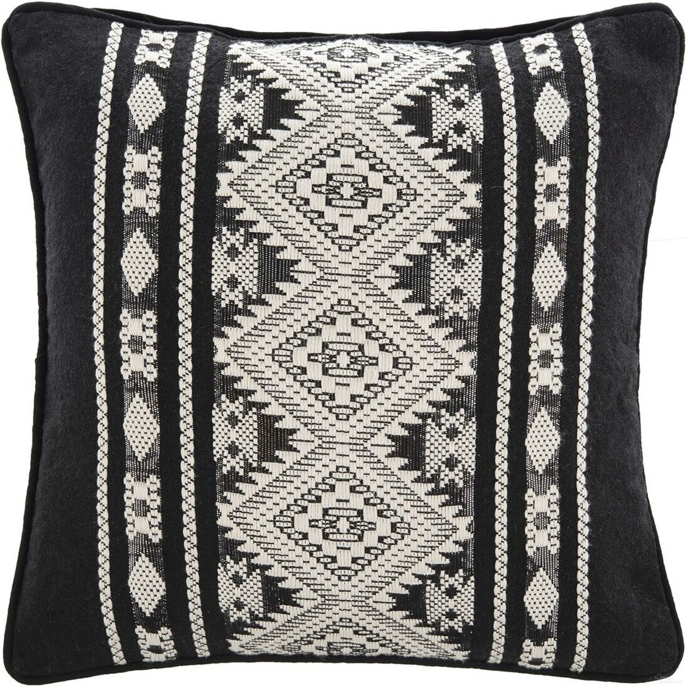 The appearance of Midnight Pillow designed by Safavieh in the modern / contemporary interior design. This black and ivory piece of furniture  was selected by 1StopBedrooms from Safavieh PLS Collection to add a touch of cosiness and style into your home. Sku: PLS155A-2020. Material: Cotton.