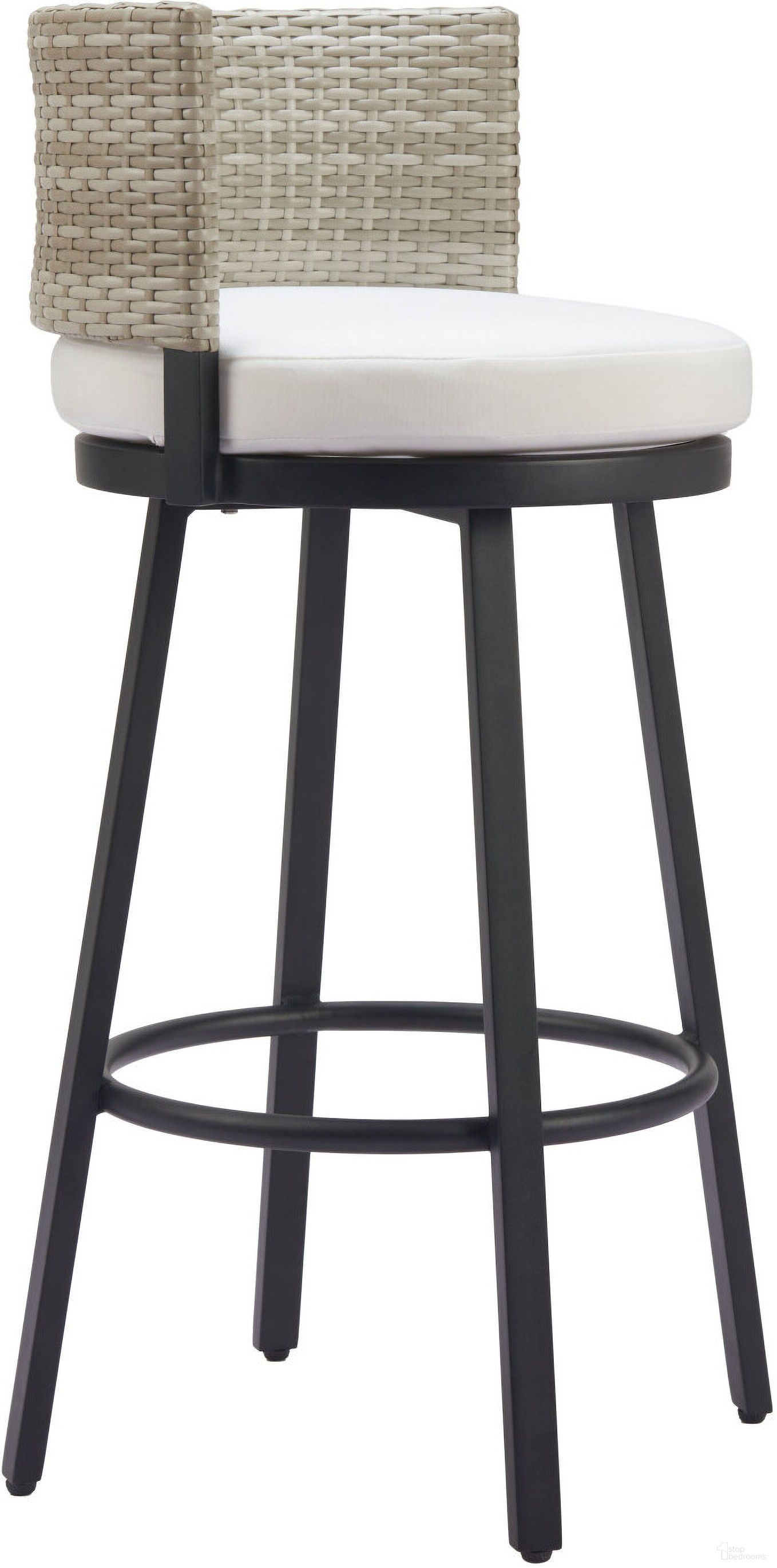 The appearance of Midnight Wave Barstool In White designed by Zuo Modern in the modern / contemporary interior design. This white piece of furniture was selected by 1StopBedrooms from Midnight Wave Collection to add a touch of cosiness and style into your home. Sku: 704027. Material: Olefin.