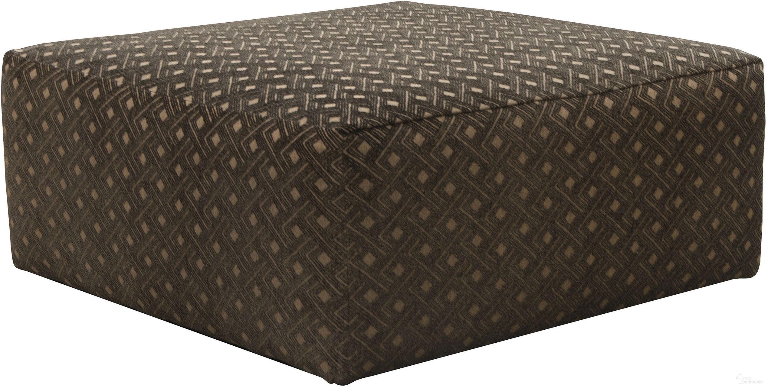 The appearance of Midwood Cocktail Ottoman In Brindle designed by Jackson in the traditional interior design. This brindle piece of furniture  was selected by 1StopBedrooms from Midwood Collection to add a touch of cosiness and style into your home. Sku: 329112264059. Material: Fabric.