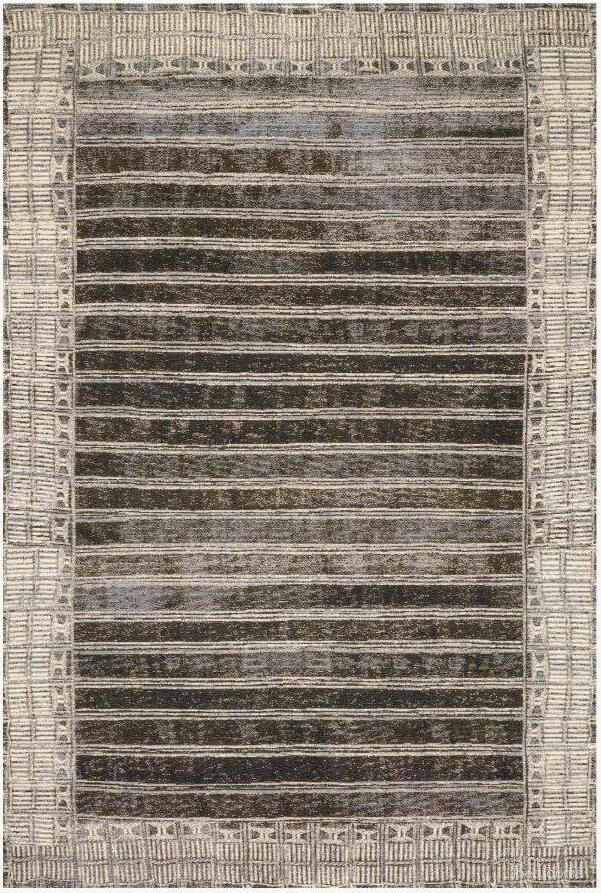 The appearance of Mika Charcoal/Ivory 2'5" x 4' Rug designed by Loloi Rugs in the transitional interior design. This charcoal and ivory piece of furniture was selected by 1StopBedrooms from Mika Collection to add a touch of cosiness and style into your home. Sku: MIKAMIK-07CCIV2540. Material: Polypropylene.