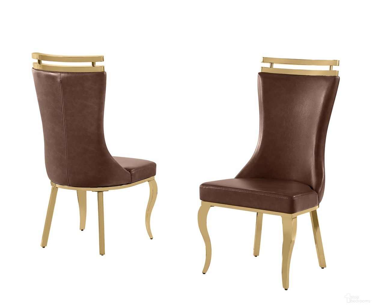 The appearance of Mike Leathaire Upholstered Dining Chair Set of 2 in Mocha designed by Best Quality Furniture in the glam interior design. This mocha piece of furniture was selected by 1StopBedrooms from Mike Collection to add a touch of cosiness and style into your home. Sku: SC211. Chair Type: Side Chair. Material: Leathaire Fabric.