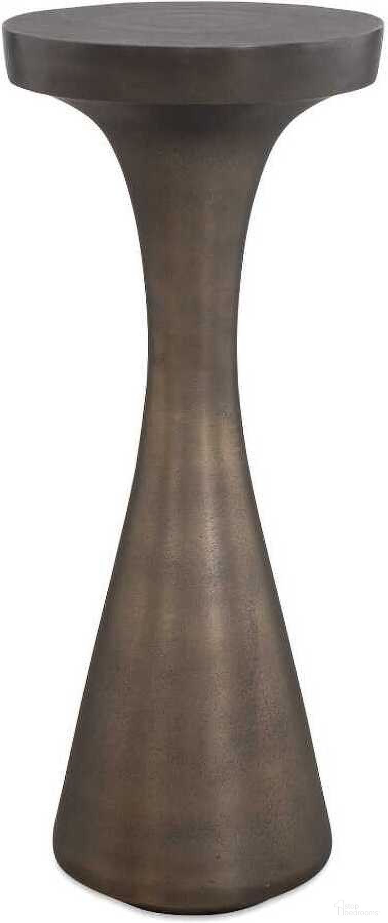 The appearance of Miko Indoor-Outdoor Drink Table In Bronze designed by Uttermost in the modern / contemporary interior design. This bronze piece of furniture was selected by 1StopBedrooms from Miko Collection to add a touch of cosiness and style into your home. Sku: 50335. Material: Aluminium.