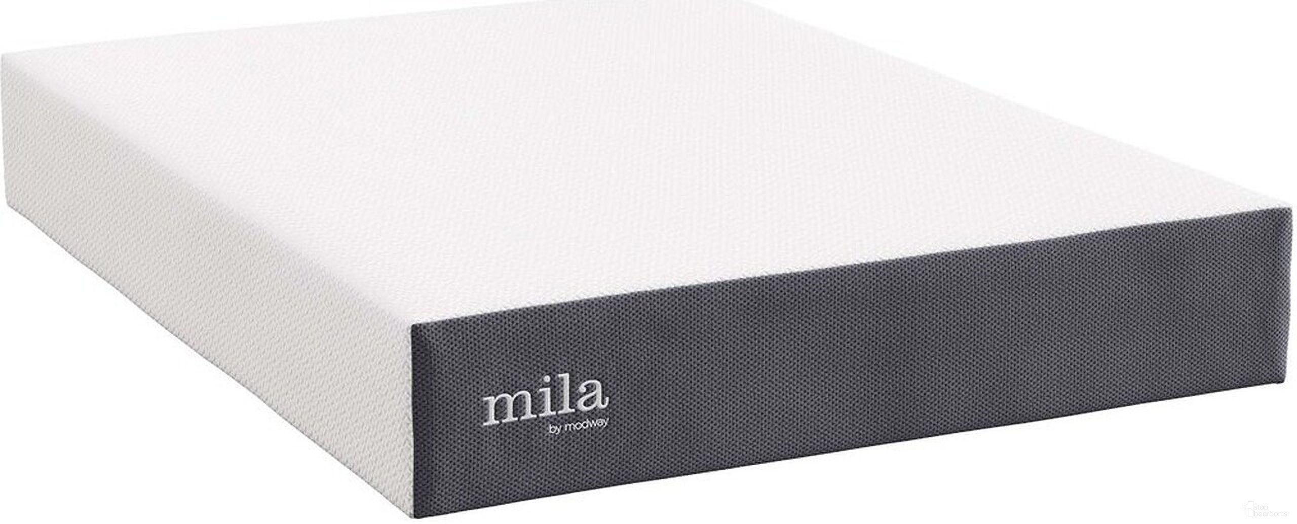Mila 12 Inch King Mattress In White