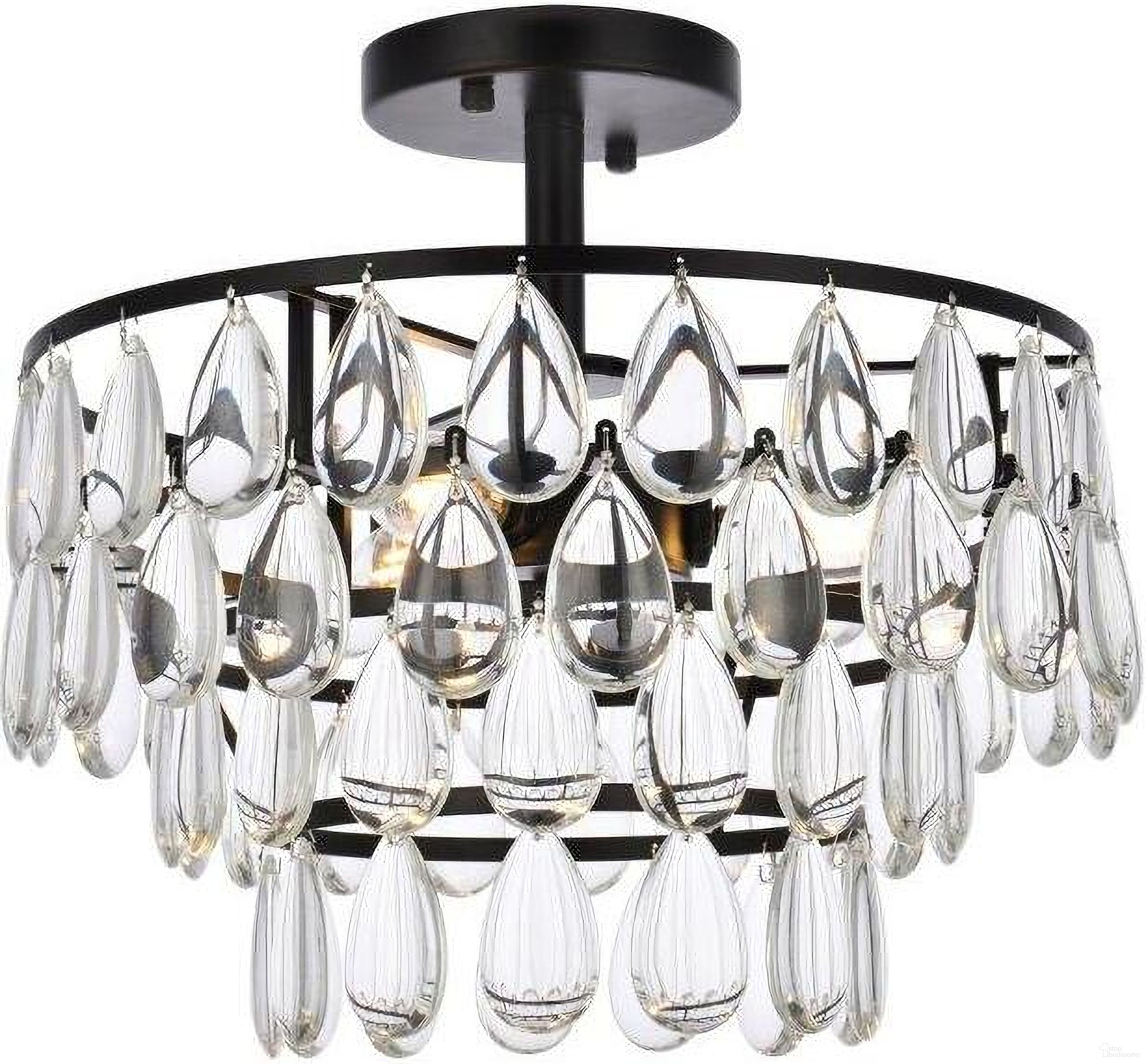 Mila 14 Inch Flush Mount In Black