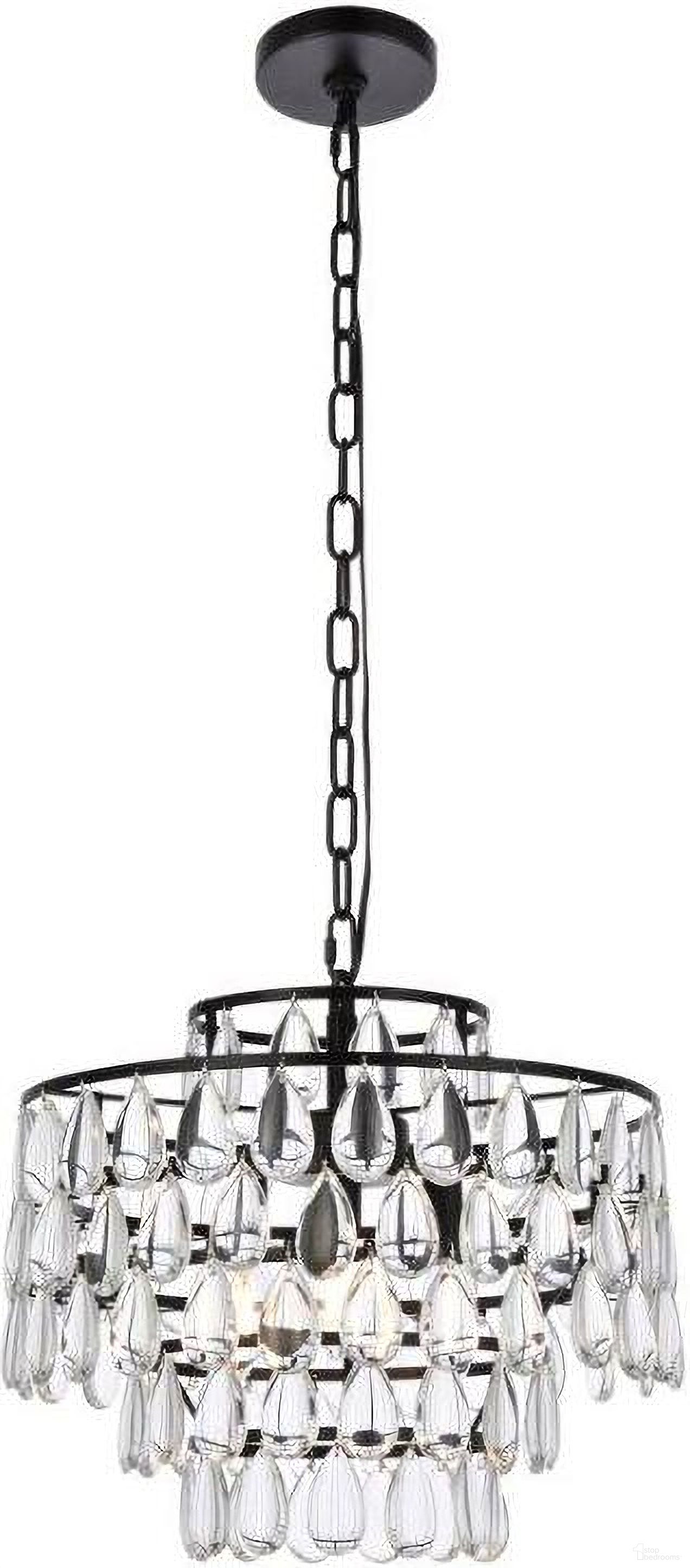 Mila 16 Inch Pendant In Black