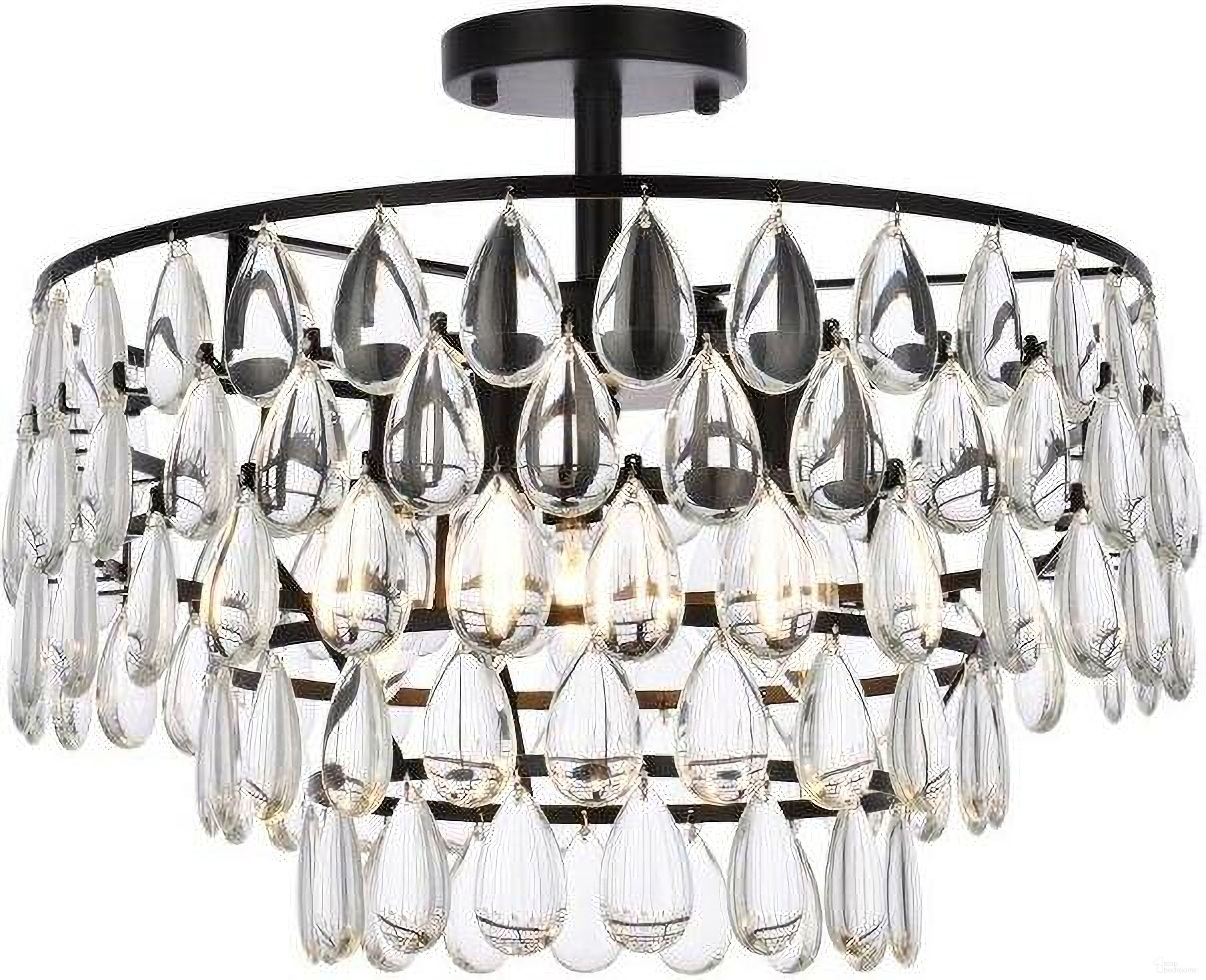 Mila 18 Inch Flush Mount In Black