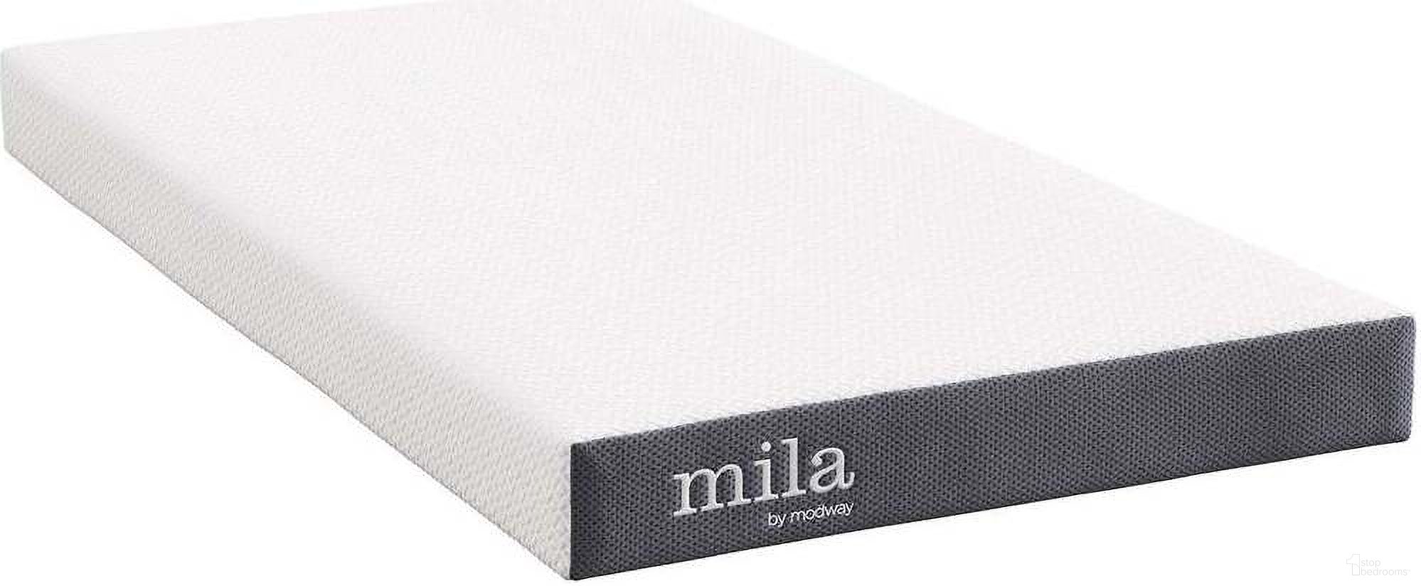Mila 5 Inch Narrow Twin Mattress In White