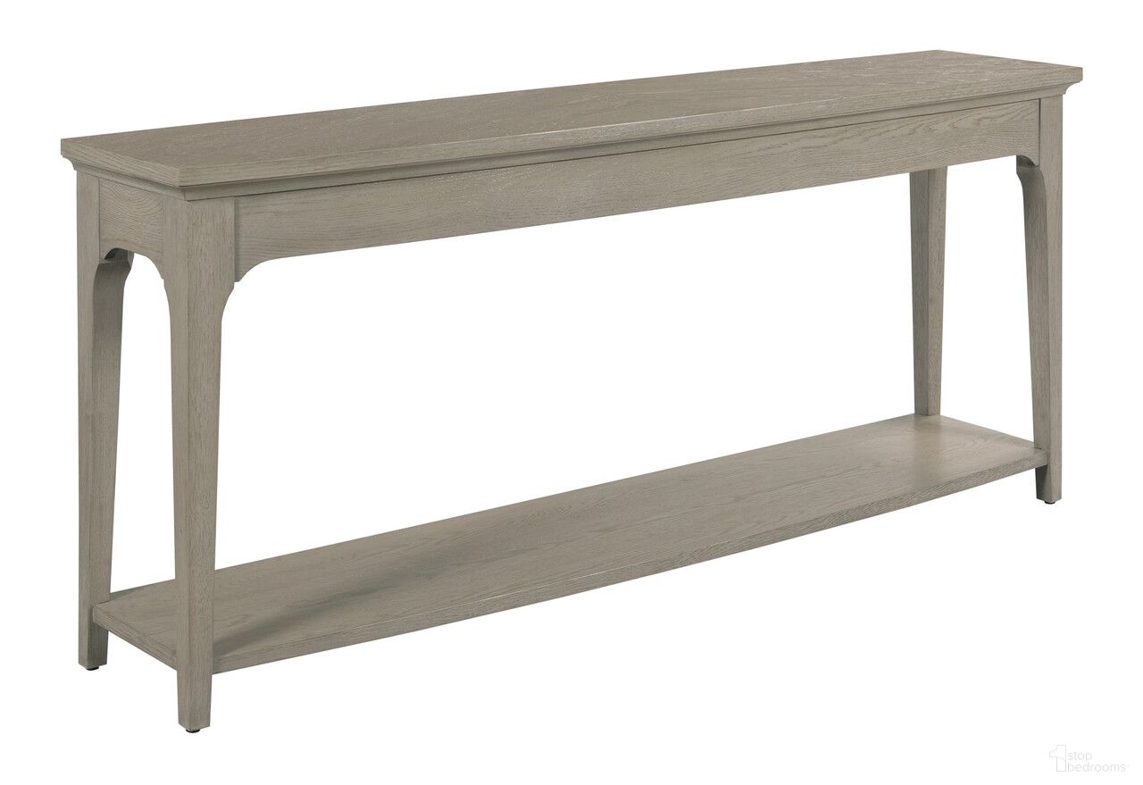Milan Avery Console Table In Bronze and Stone
