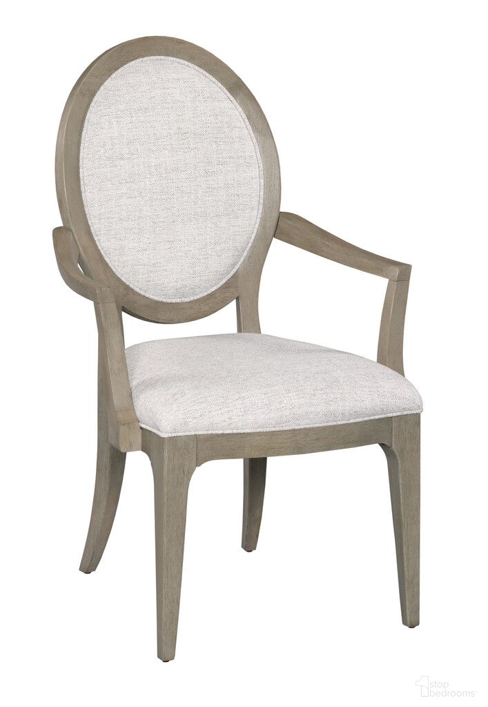 Milan Clover Arm Chair Set of 2 In Bronze and Stone