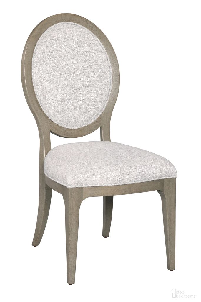 Milan Clover Side Chair Set of 2 In Bronze and Stone
