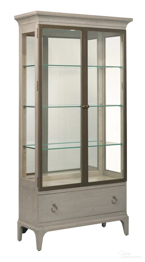 Milan Concord Display Cabinet In Bronze and Stone