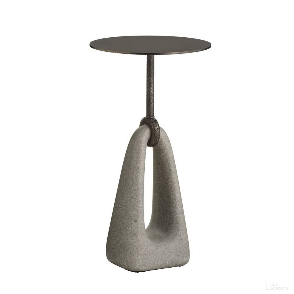 The appearance of Miles Accent Table In Vintage Bronze designed by Arteriors in the industrial interior design. This vintage bronze piece of furniture  was selected by 1StopBedrooms from Miles Collection to add a touch of cosiness and style into your home. Sku: FAC04. Material: Iron.