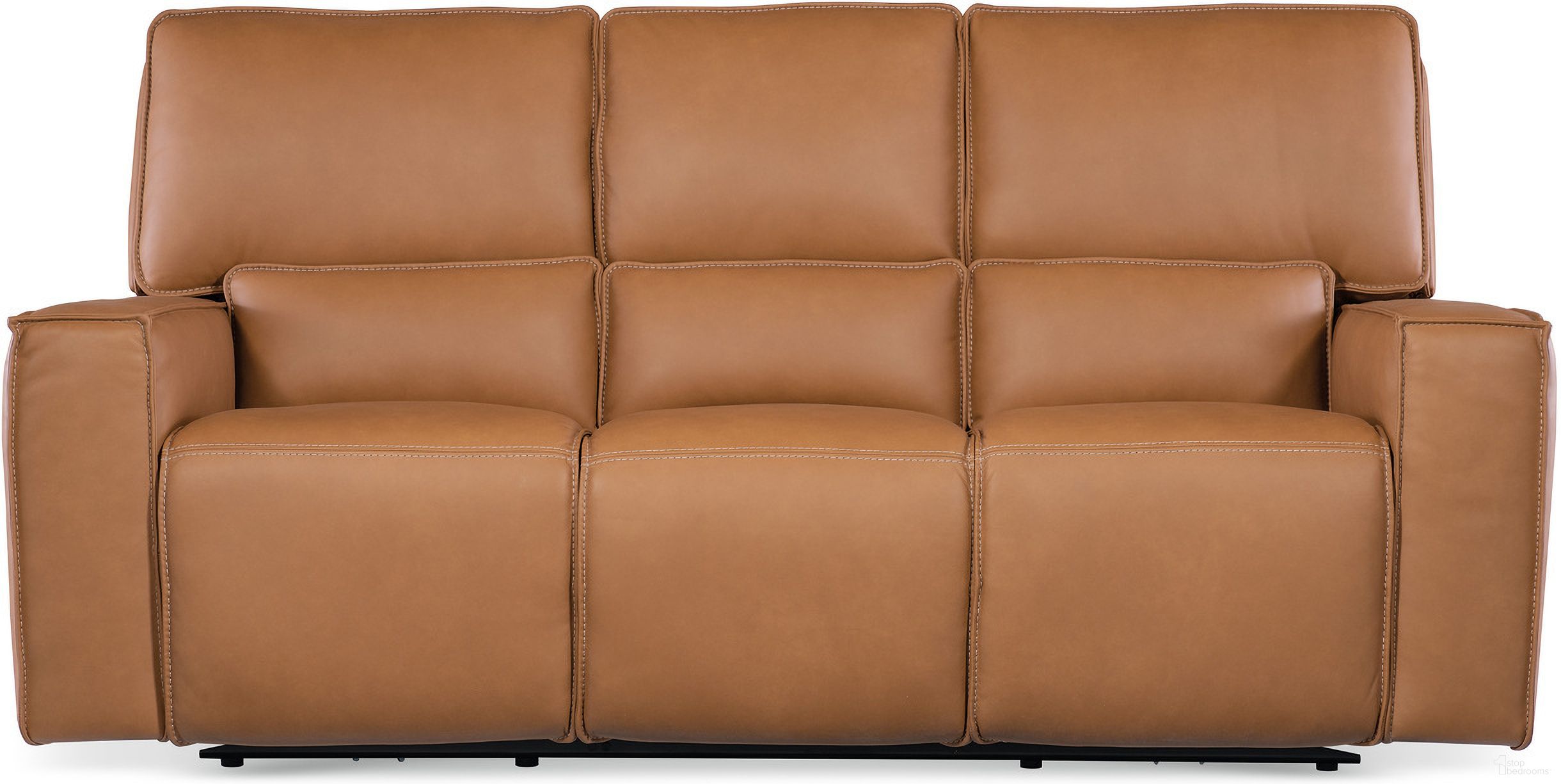 The appearance of Miles Zero Gravity Power Sofa W/ Power Headrest In Brown designed by Hooker in the transitional interior design. This brown piece of furniture was selected by 1StopBedrooms from MS Collection to add a touch of cosiness and style into your home. Sku: SS727-PHZ3-084. Material: Leather.