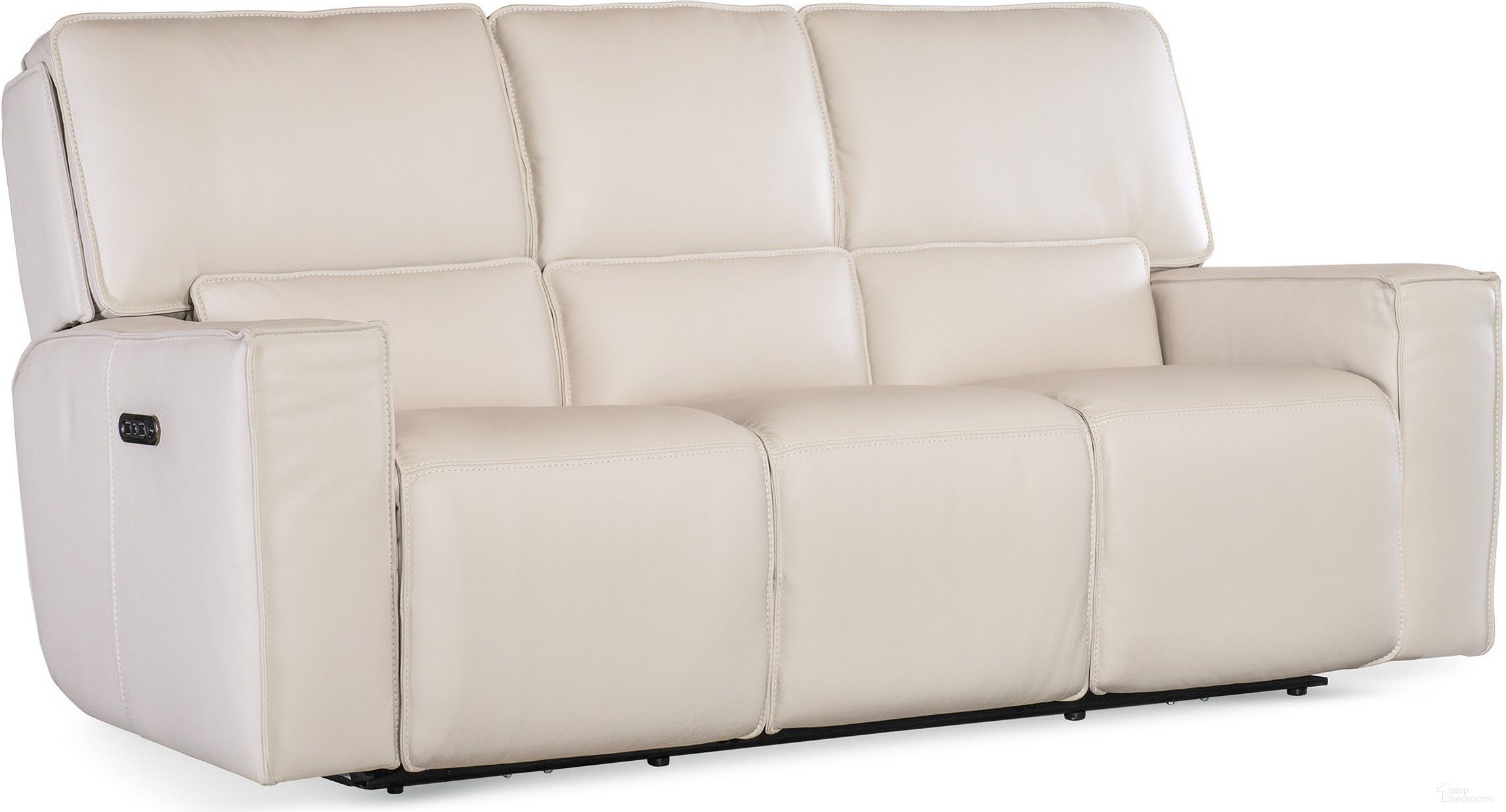 The appearance of Miles Zero Gravity Power Sofa W/ Power Headrest In Grey designed by Hooker in the transitional interior design. This grey piece of furniture was selected by 1StopBedrooms from MS Collection to add a touch of cosiness and style into your home. Sku: SS727-PHZ3-001. Material: Leather.