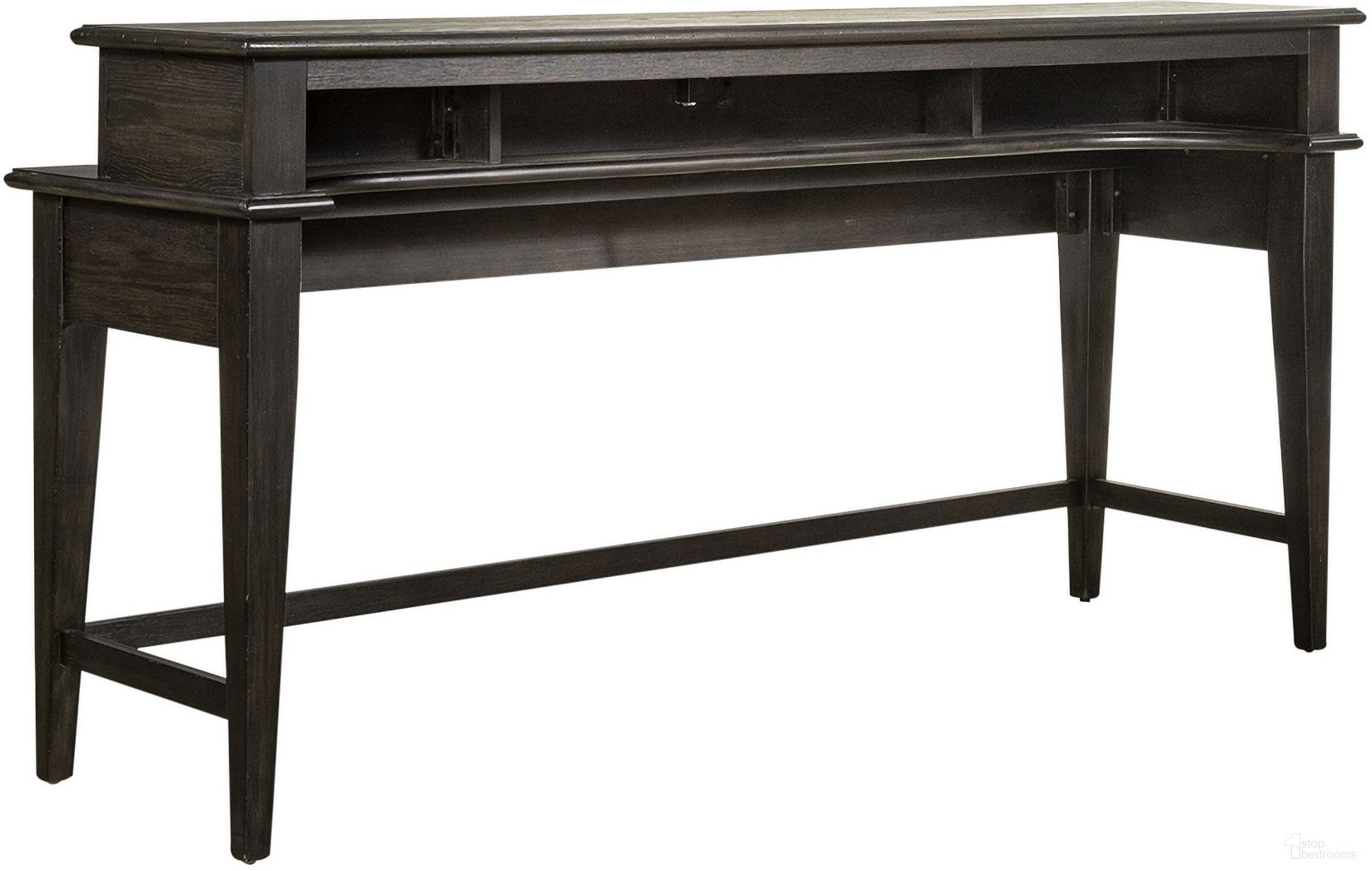 The appearance of Mill Creek Console Bar Table In Dark Brown designed by Liberty in the transitional interior design. This dark brown piece of furniture was selected by 1StopBedrooms from Mill Creek Collection to add a touch of cosiness and style into your home. Sku: 792-OT7436. Material: Rubberwood.