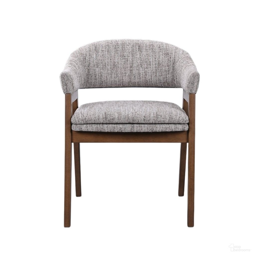 Miller Arm Chair Set of 2 In Walnut