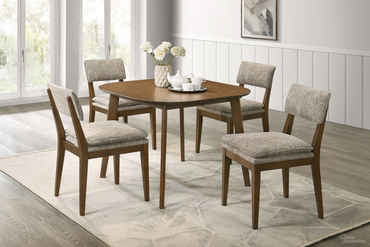 Miller Square Dining Room Set In Walnut