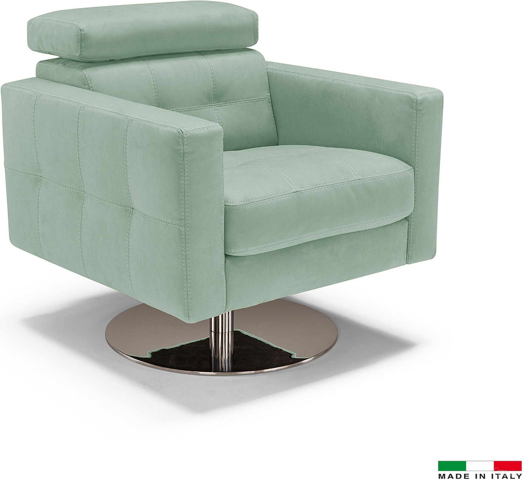 The appearance of Milo-2 Swivel Arm Chair In Seaform designed by Bellini Modern Living in the modern / contemporary interior design. This sea piece of furniture  was selected by 1StopBedrooms from Milo Collection to add a touch of cosiness and style into your home. Sku: Milo-2 SFM.