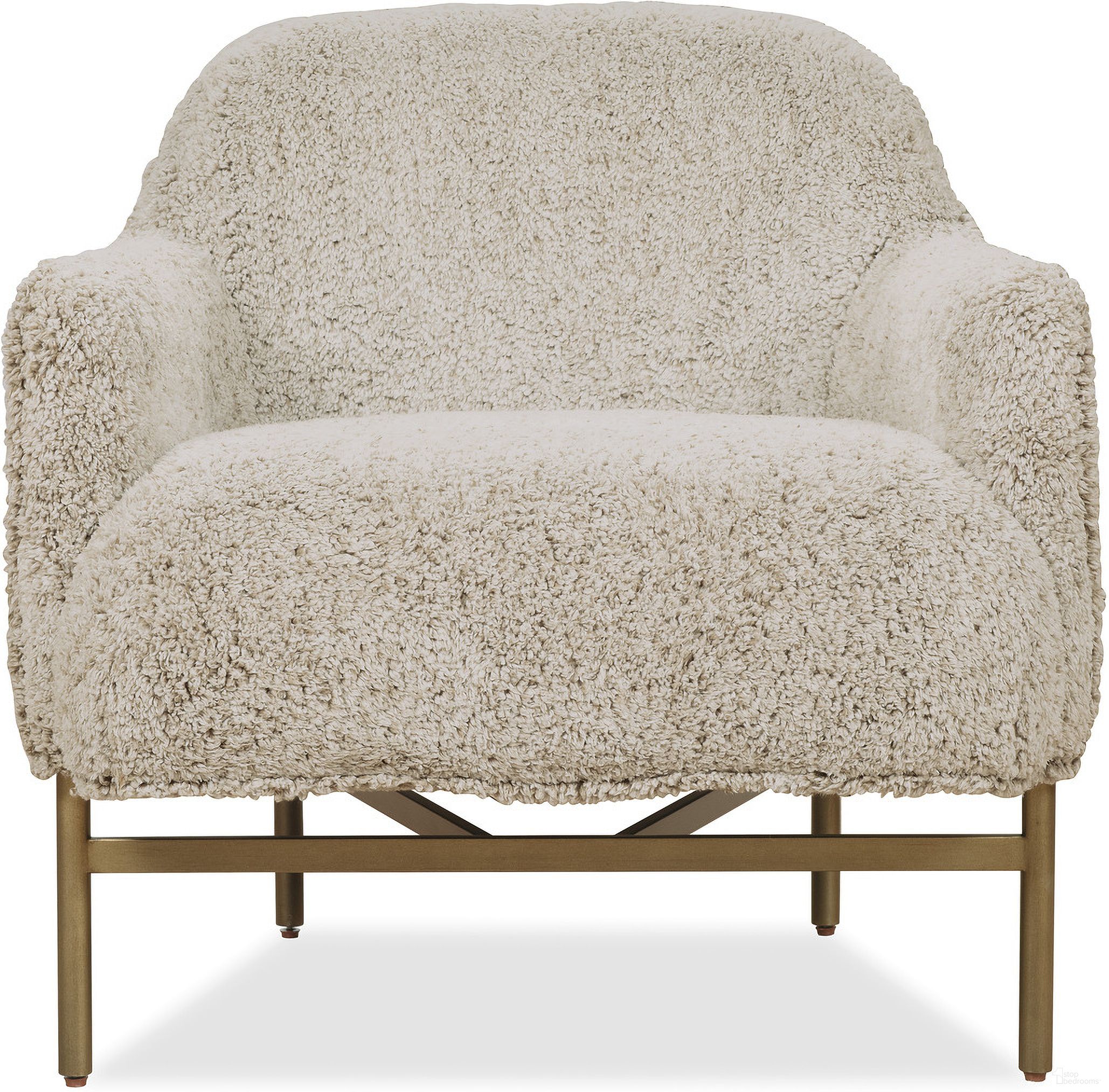 The appearance of Milo Lounge Chair In Gold and Beige designed by Hooker in the transitional interior design. This gold and beige piece of furniture was selected by 1StopBedrooms from CC Collection to add a touch of cosiness and style into your home. Sku: CC902-01-483. Material: Fabric.