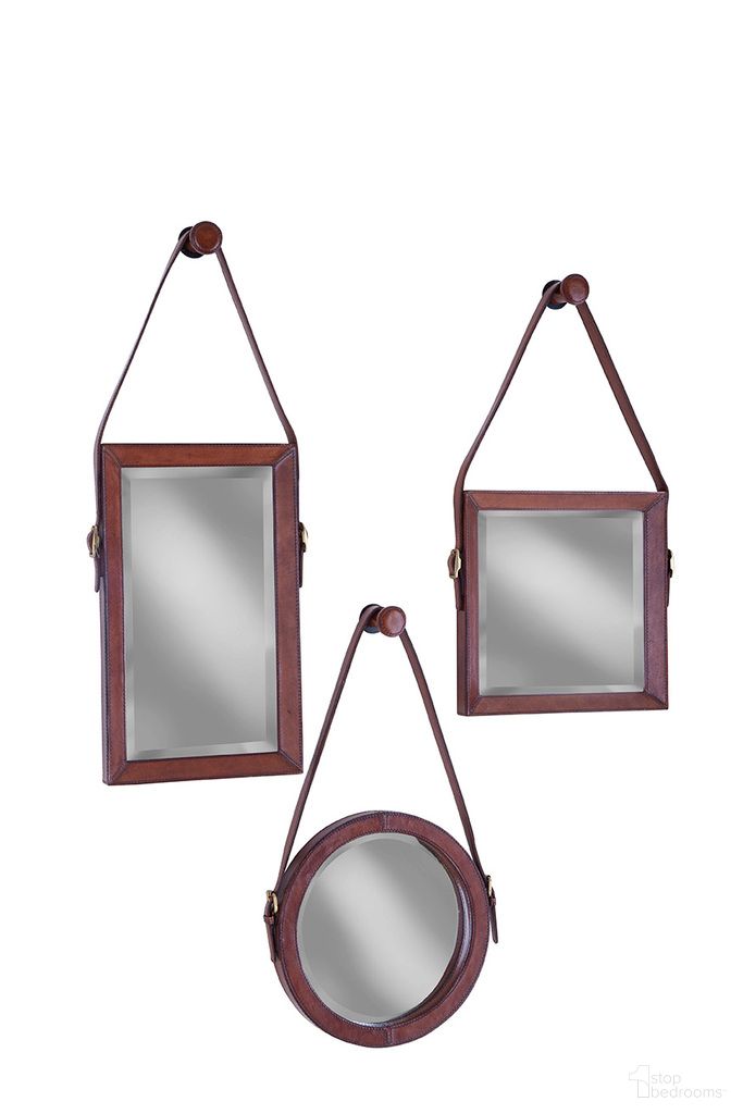 Milo Mirror Trio In Saddle