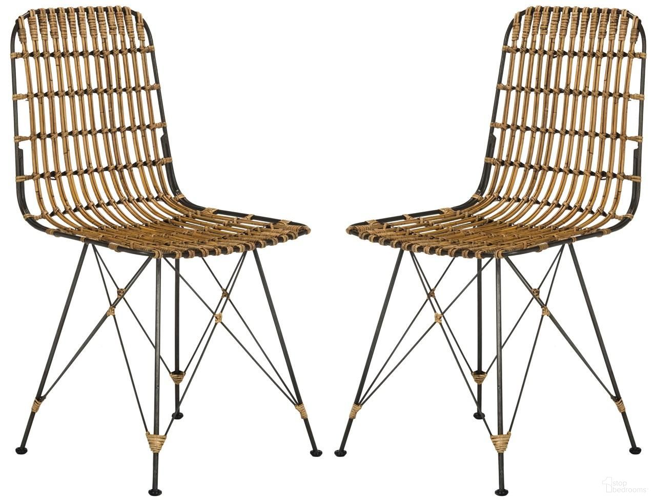The appearance of Minerva Wicker Dining Chair Set of 2 in Black designed by Safavieh in the modern / contemporary interior design. This black piece of furniture was selected by 1StopBedrooms from Minerva Collection to add a touch of cosiness and style into your home. Sku: WIK6510B-SET2. Material: Rattan. Chair Type: Side Chair.
