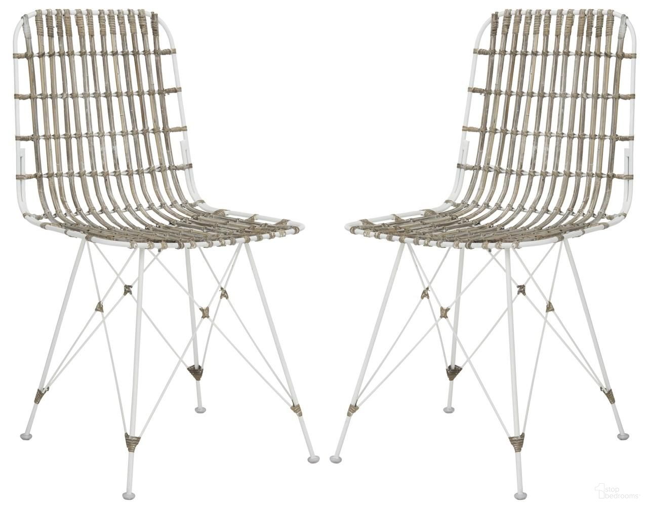 The appearance of Minerva Wicker Dining Chair Set of 2 in White designed by Safavieh in the modern / contemporary interior design. This white piece of furniture was selected by 1StopBedrooms from Minerva Collection to add a touch of cosiness and style into your home. Sku: WIK6510C-SET2. Material: Rattan. Chair Type: Side Chair.