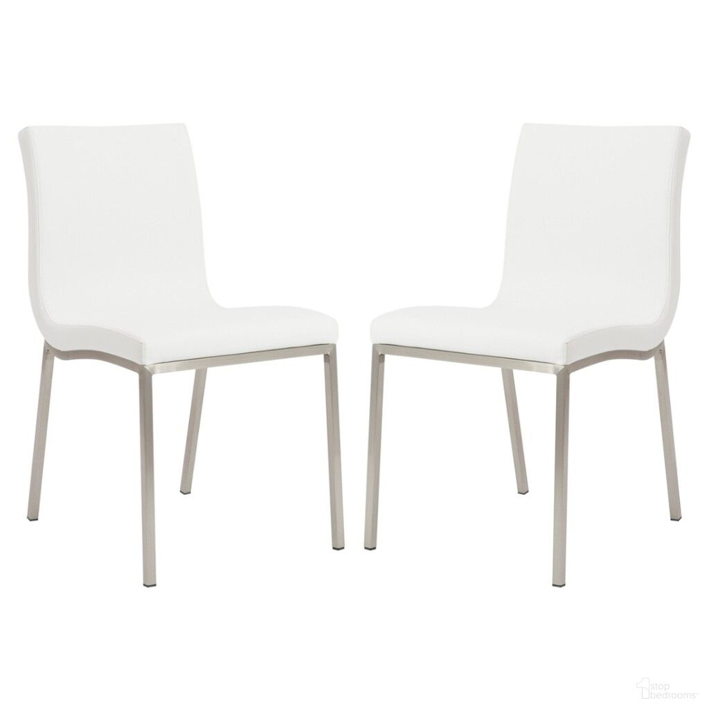 The appearance of Minimalist Faux Faux Leather Chairs Set of 2 In White designed by Homeroots in the modern / contemporary interior design. This white piece of furniture was selected by 1StopBedrooms from to add a touch of cosiness and style into your home. Sku: 400709. Material: Faux Leather. Chair Type: Side Chair.