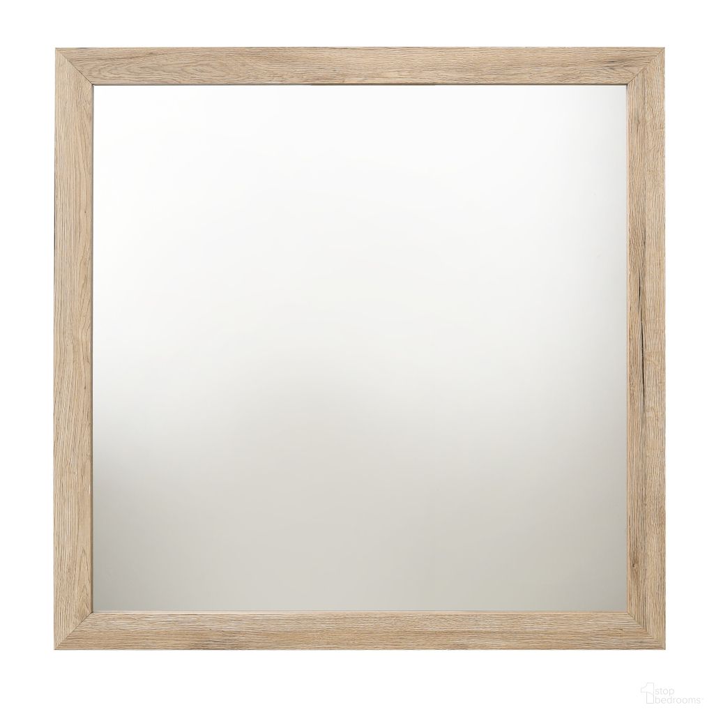 The appearance of Miquell Mirror designed by ACME in the transitional interior design. This rustic piece of furniture was selected by 1StopBedrooms from Miquell Collection to add a touch of cosiness and style into your home. Sku: 28044. Material: Wood.