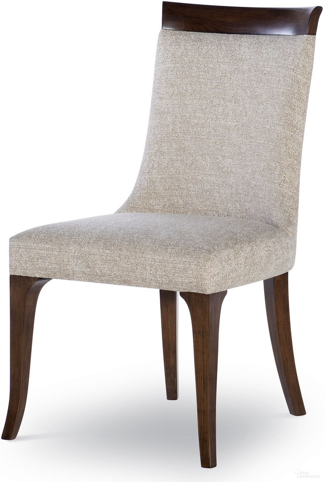 The appearance of Mira Dining Chair In Brunette designed by Century Furniture in the modern / contemporary interior design. This brunette piece of furniture was selected by 1StopBedrooms from Citation Collection to add a touch of cosiness and style into your home. Sku: B1H-551. Material: Upholstery. Chair Type: Side Chair.