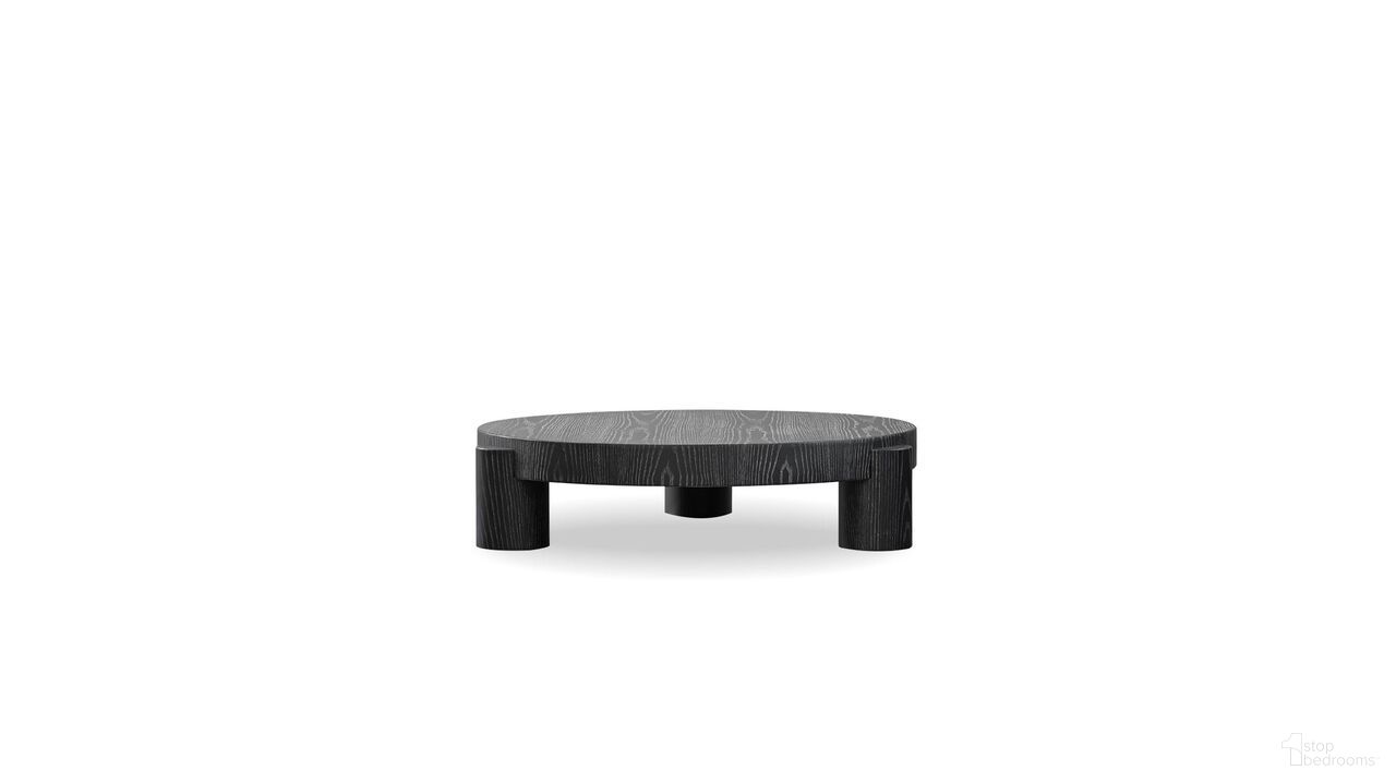 The appearance of Mira Round Coffee Table In Vintage Black Wash designed by Mobital in the rustic / southwestern interior design. This vintage black wash piece of furniture was selected by 1StopBedrooms from Mira Collection to add a touch of cosiness and style into your home. Sku: WCO-MIRA-BLAC-BIRCH. Material: MDF.