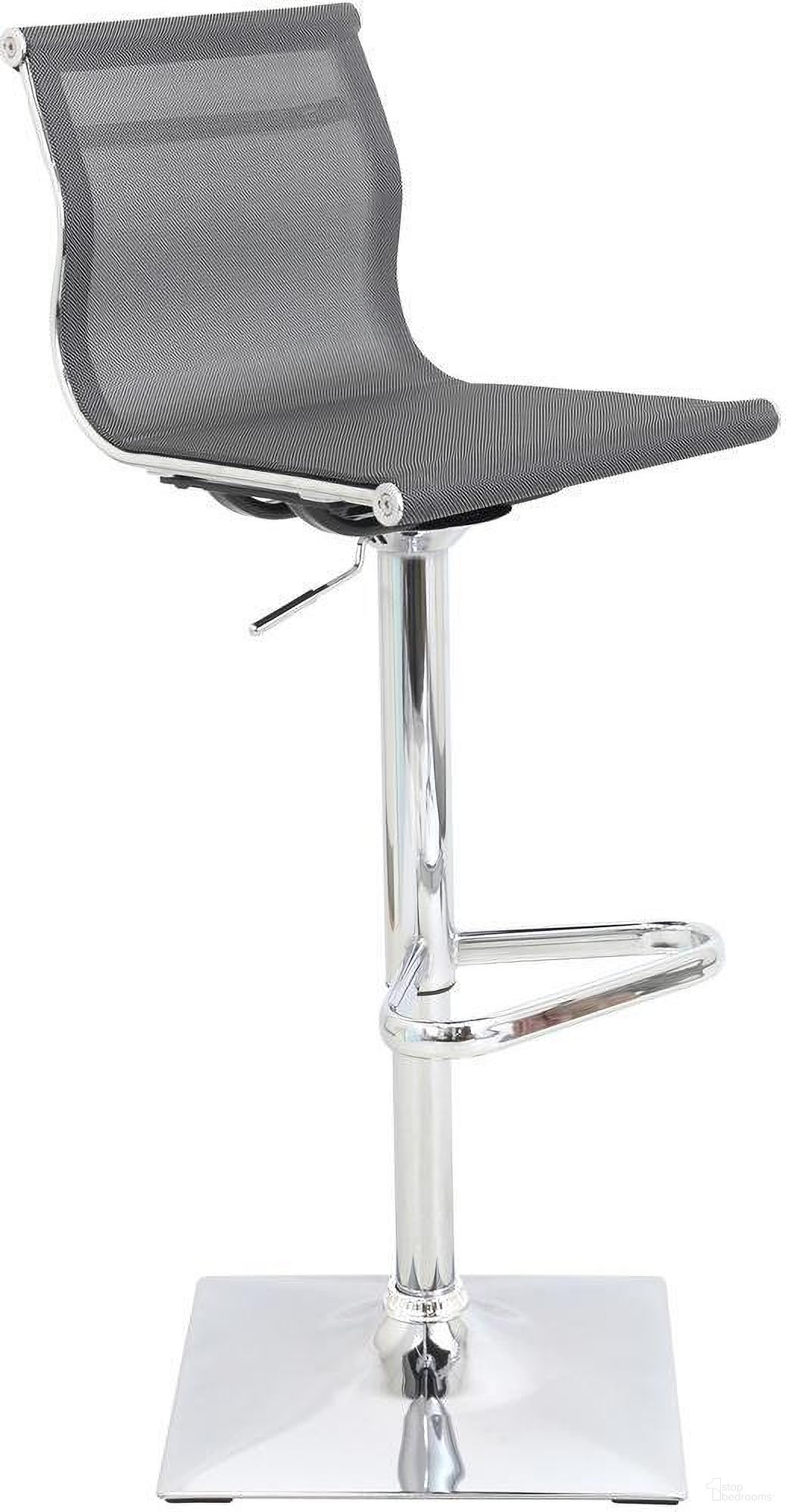 The appearance of Mirage Silver Adjustable Barstool designed by Lumisource in the modern / contemporary interior design. This gray piece of furniture was selected by 1StopBedrooms from Mirage Collection to add a touch of cosiness and style into your home. Sku: BS-TW-MIRAGE SV. Material: Metal.