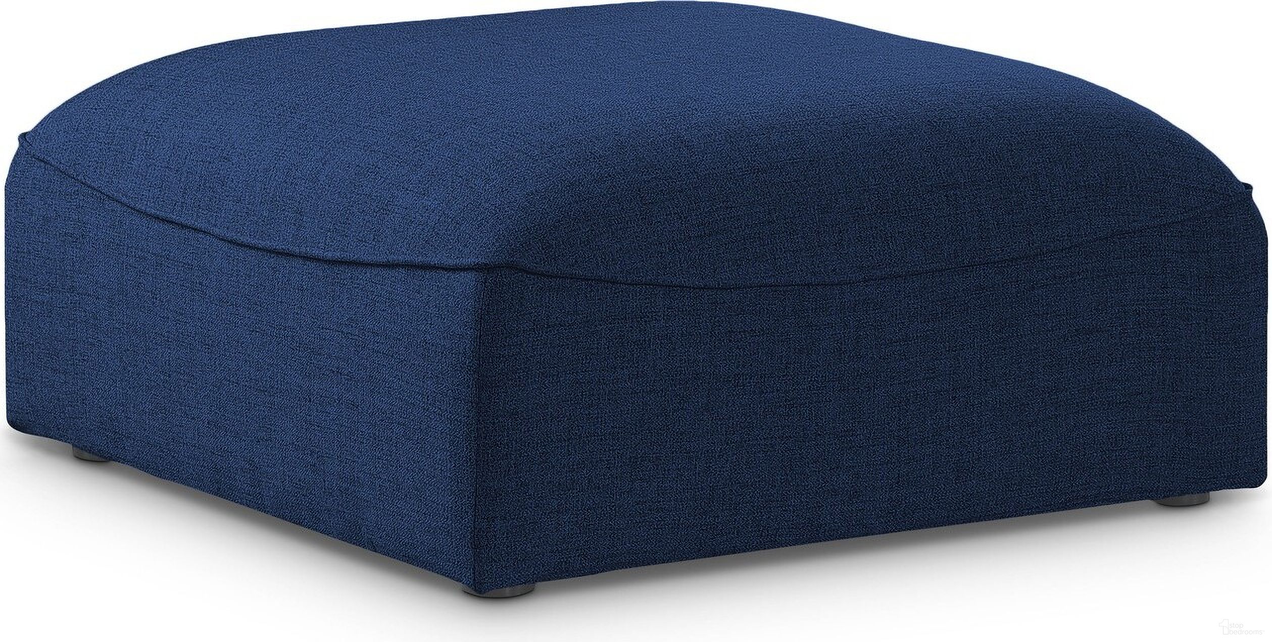 The appearance of Miramar Durable Linen Textured Ottoman In Navy designed by Meridian in the modern / contemporary interior design. This navy piece of furniture was selected by 1StopBedrooms from Miramar Collection to add a touch of cosiness and style into your home. Sku: 683Navy-Ott. Material: Wood.