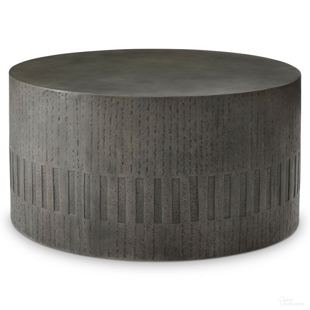 The appearance of Miramar Round Outdoor Cocktail Table designed by Bernhardt in the modern / contemporary interior design. This dark charcoal piece of furniture  was selected by 1StopBedrooms from Miramar Collection to add a touch of cosiness and style into your home. Sku: X01025. Table Top Shape: Round. Material: Glass.