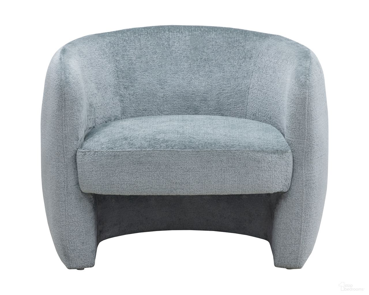 Mircea Lounge Chair In Bergen French Blue