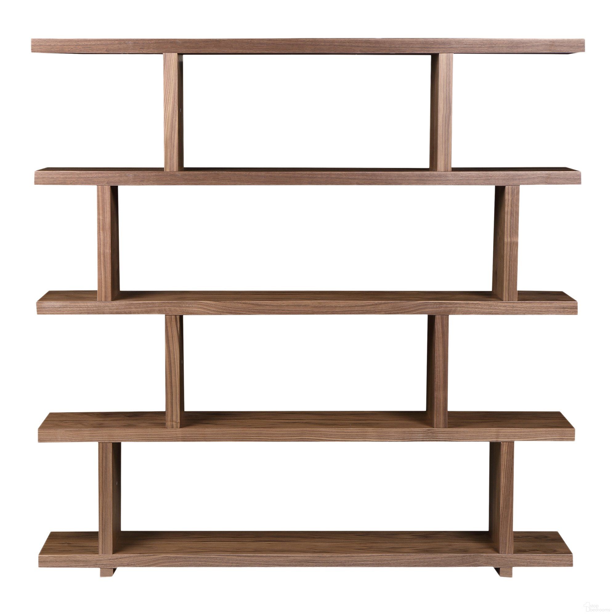 The appearance of Miri Brown Large Shelf designed by Moes Home in the modern / contemporary interior design. This brown piece of furniture was selected by 1StopBedrooms from Miri Collection to add a touch of cosiness and style into your home. Sku: ER-1073-03. Material: Wood.