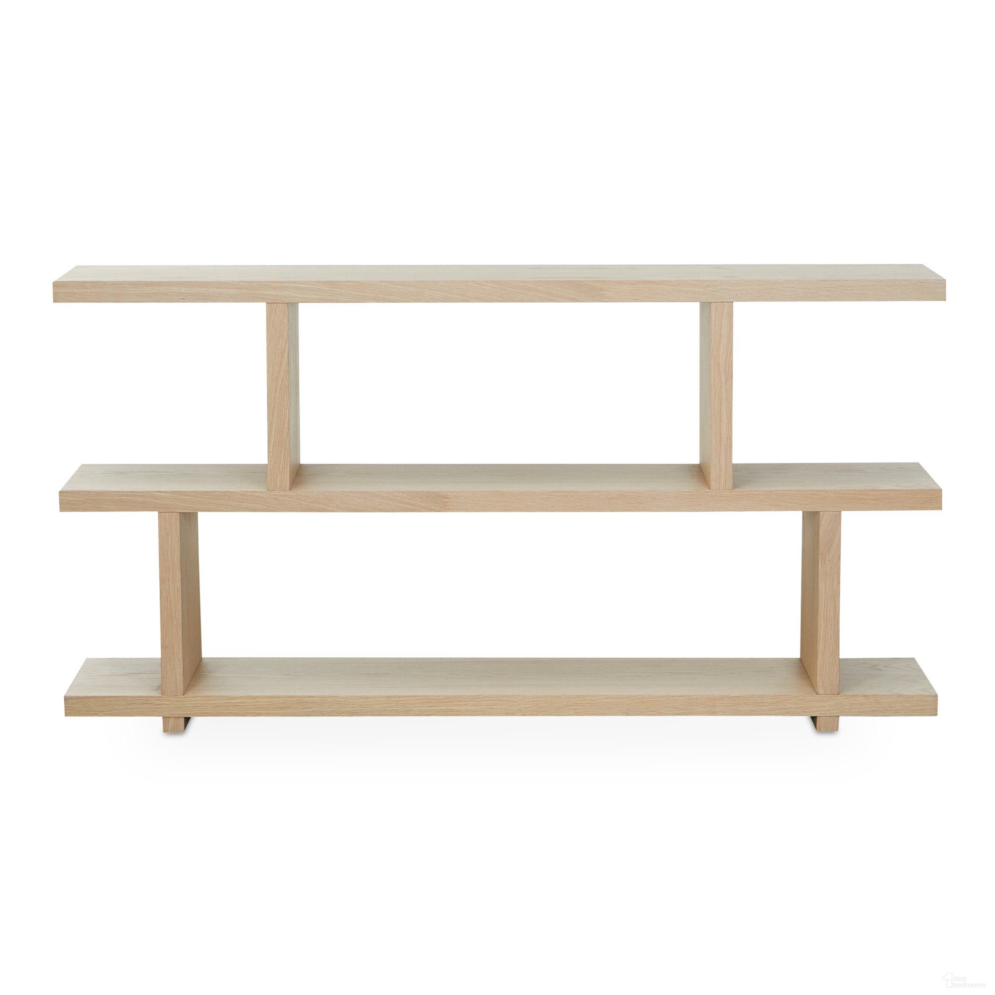 The appearance of Miri Small Shelf In Natural designed by Moes Home in the transitional interior design. This natural piece of furniture was selected by 1StopBedrooms from Ichigo Collection to add a touch of cosiness and style into your home. Sku: ER-1072-24. Material: MDF.