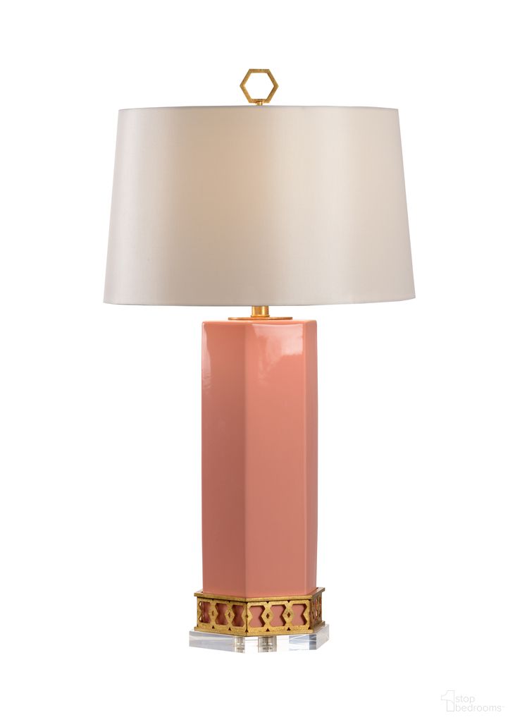 The appearance of Miriam Table Lamp In Pink and Gold designed by Chelsea House in the modern / contemporary interior design. This pink and gold piece of furniture  was selected by 1StopBedrooms from Shayla Copas Collection to add a touch of cosiness and style into your home. Sku: 69764. Material: Ceramic.