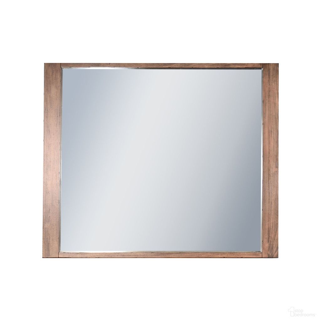 The appearance of Mirror In Buckskin designed by Sunny Designs in the modern / contemporary interior design. This buckskin piece of furniture was selected by 1StopBedrooms from to add a touch of cosiness and style into your home. Sku: 2371BU-M. Material: Mahogany.