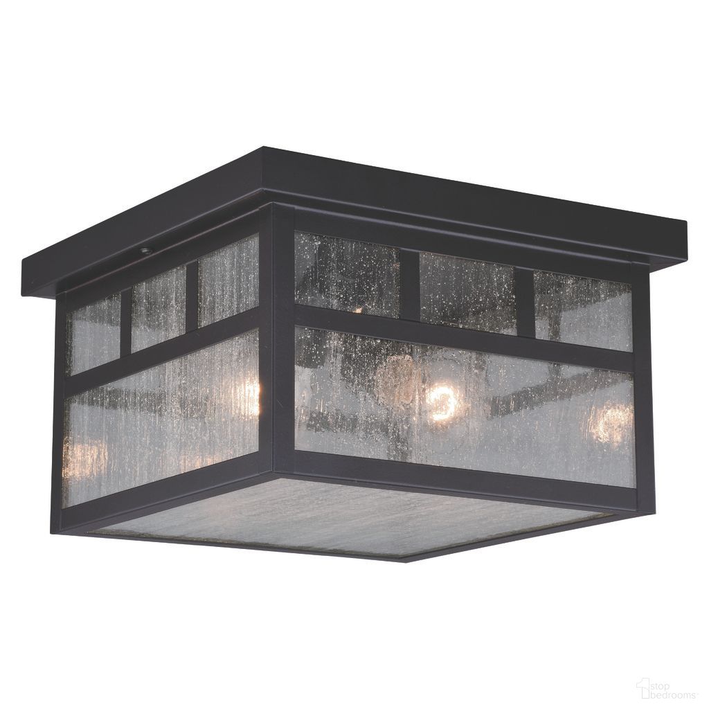 The appearance of Mission 11.5 Inch Outdoor Flush Mount Ceiling Light In Oil Burnished Bronze designed by Vaxcel in the modern / contemporary interior design. This oil burnished bronze piece of furniture was selected by 1StopBedrooms from Mission Collection to add a touch of cosiness and style into your home. Sku: T0440. Material: Steel.