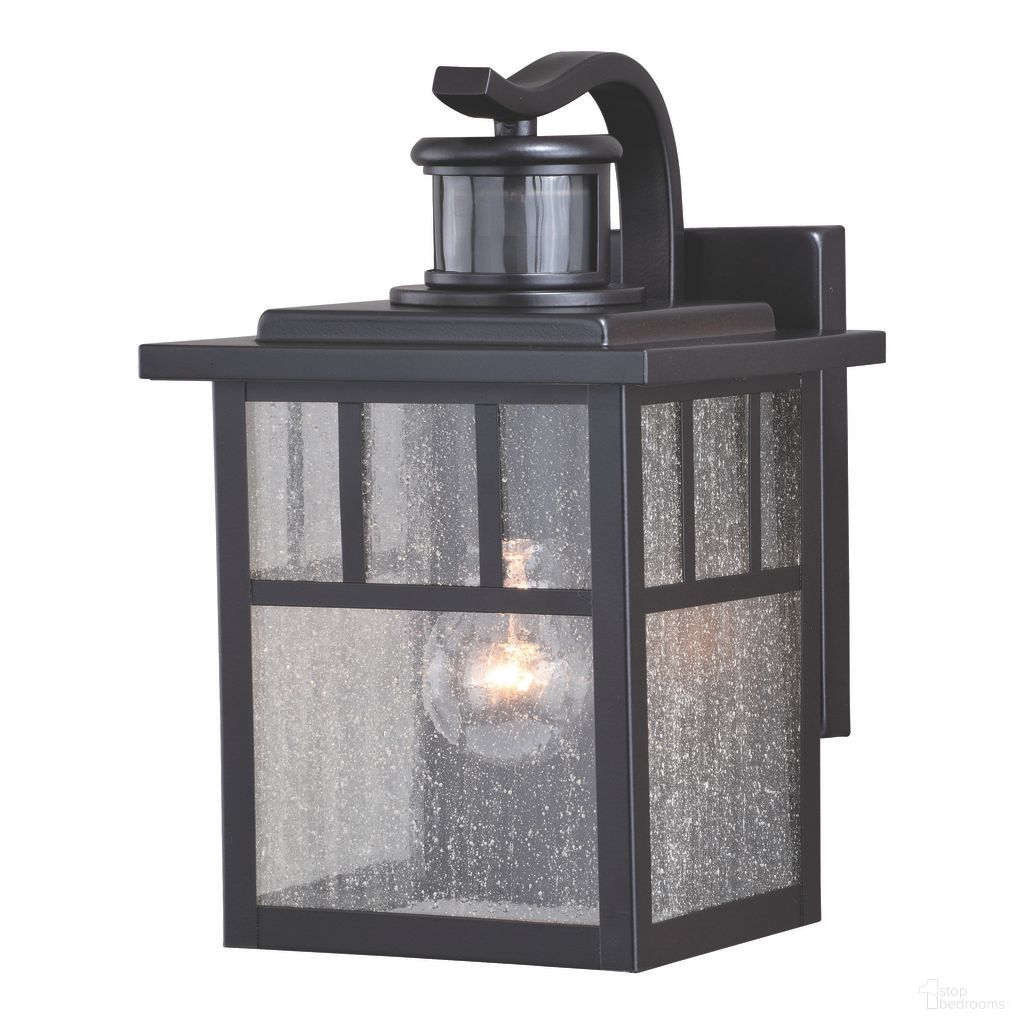 Mission Motion Sensor Dusk to Dawn Outdoor Wall Light In Oil Burnished Bronze