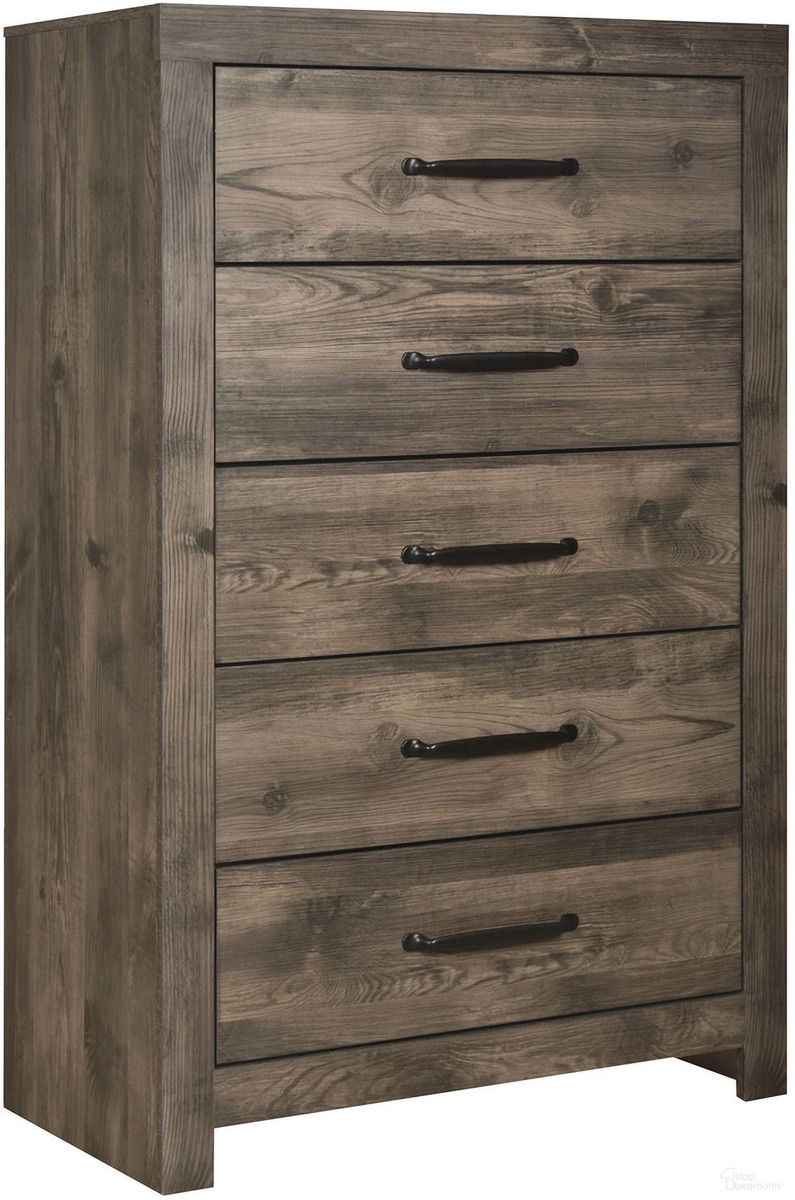 The appearance of Misty Lodge Chest In Greige designed by New Classic in the modern / contemporary interior design. This greige piece of furniture was selected by 1StopBedrooms from Misty Collection to add a touch of cosiness and style into your home. Sku: B6303-070. Material: Wood.
