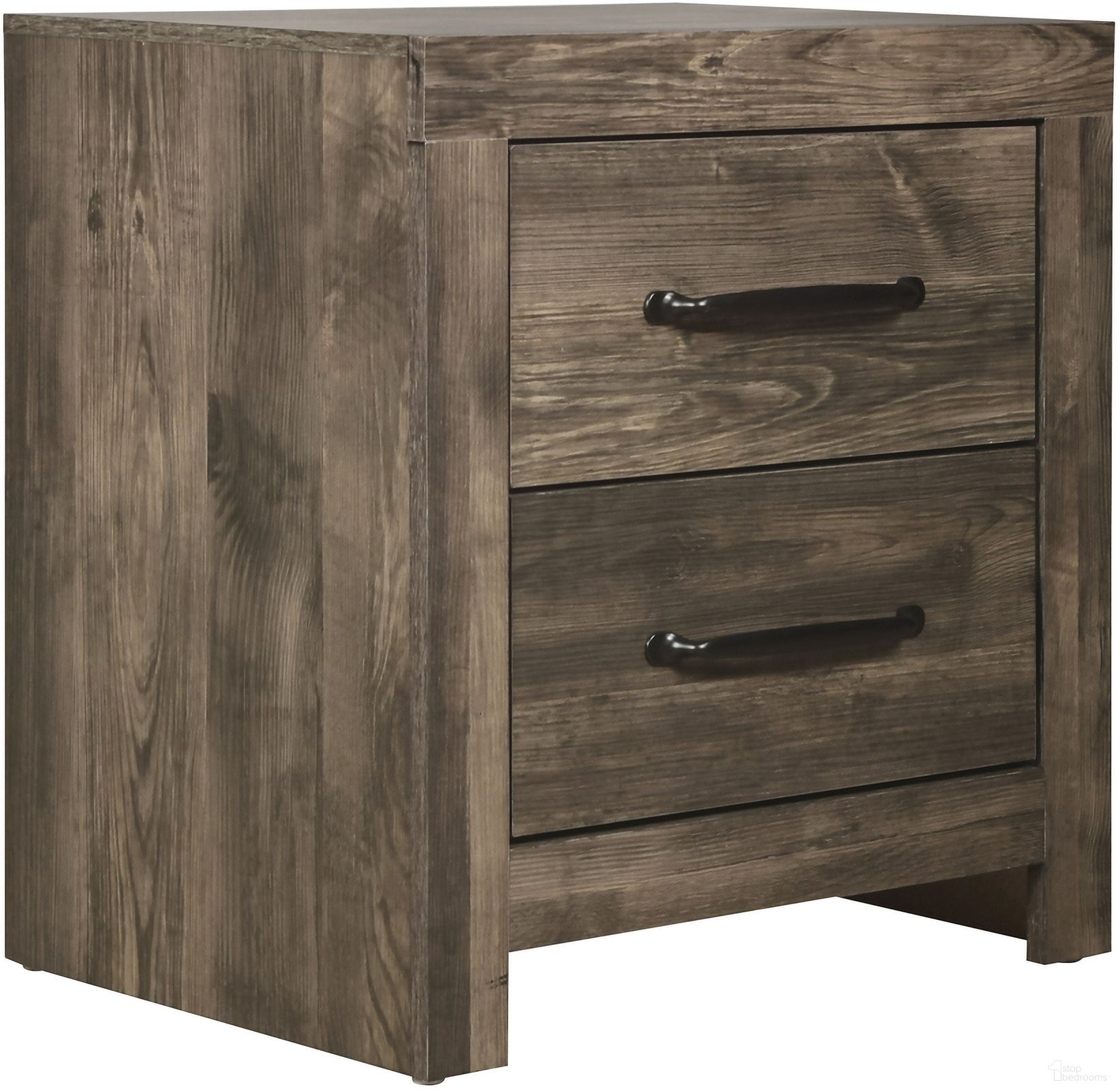 The appearance of Misty Lodge Nightstand In Greige designed by New Classic in the modern / contemporary interior design. This greige piece of furniture was selected by 1StopBedrooms from Misty Collection to add a touch of cosiness and style into your home. Sku: B6303-040. Material: Wood.