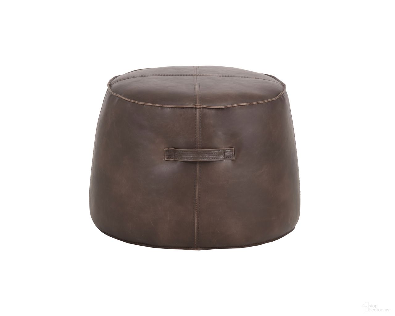 Mitchell Ottoman In Havana Dark Brown