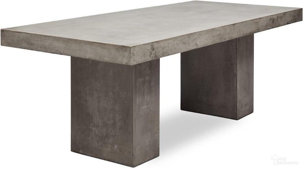 Mixx 35.5 x 70.75 Inch Elcor Dining Table In Dark Grey