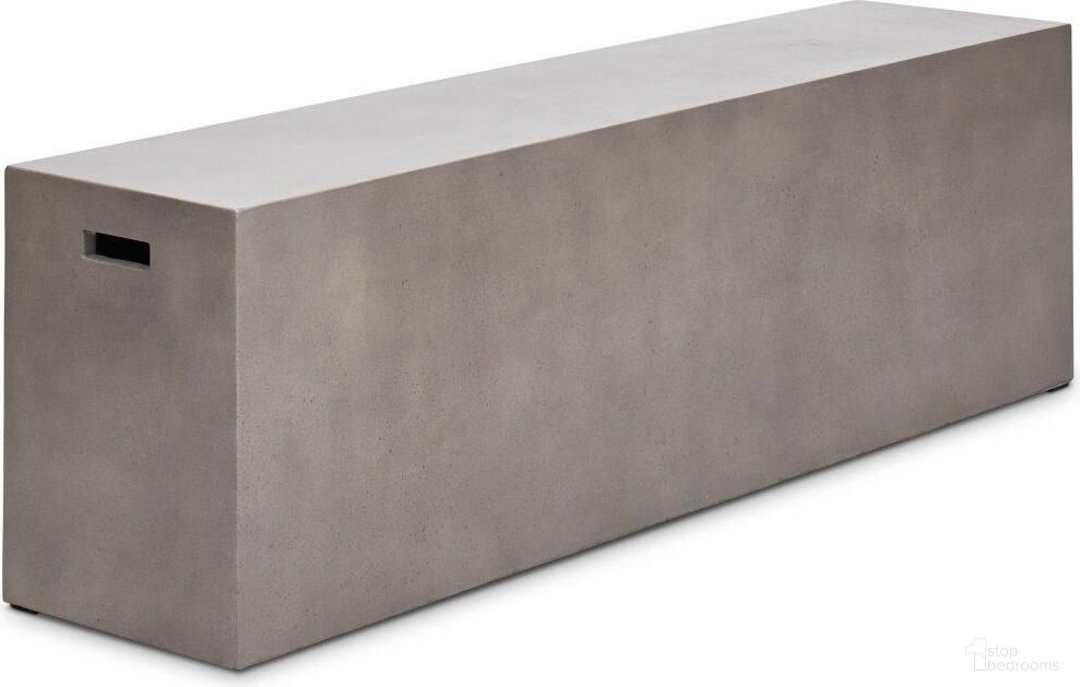 Mixx 59.75 Inch Una Bench In Dark Grey