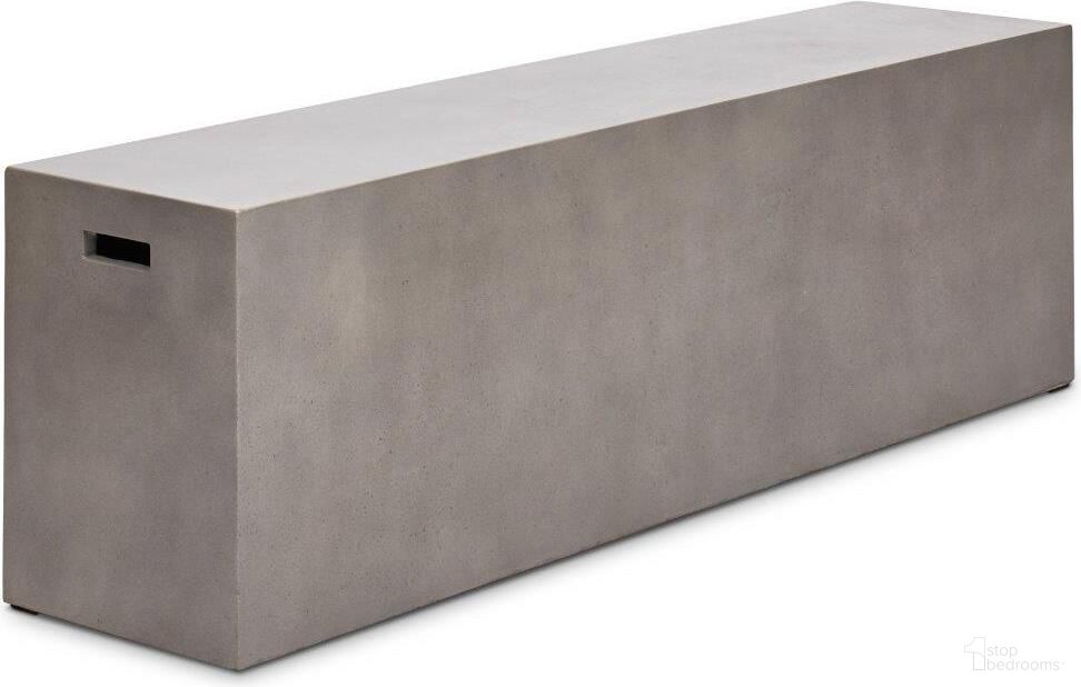 The appearance of Mixx 70.75 Inch Una Bench In Dark Grey designed by Urbia in the modern / contemporary interior design. This dark grey piece of furniture was selected by 1StopBedrooms from Mixx Collection to add a touch of cosiness and style into your home. Sku: VGS-UNA-BENCH. Material: Glass Fiber Reinforced Concrete.