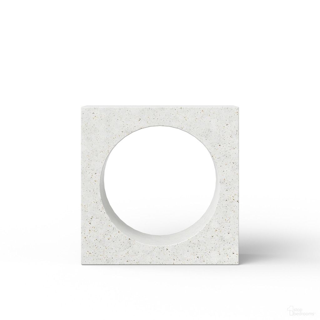 The appearance of Mixx Avva Console In Ivory Terrazzo designed by Urbia in the modern / contemporary interior design. This ivory terrazzo piece of furniture was selected by 1StopBedrooms from Mixx Collection to add a touch of cosiness and style into your home. Sku: VGS-AVVA-CON-IVTZ1. Material: Glass Fiber Reinforced Concrete.