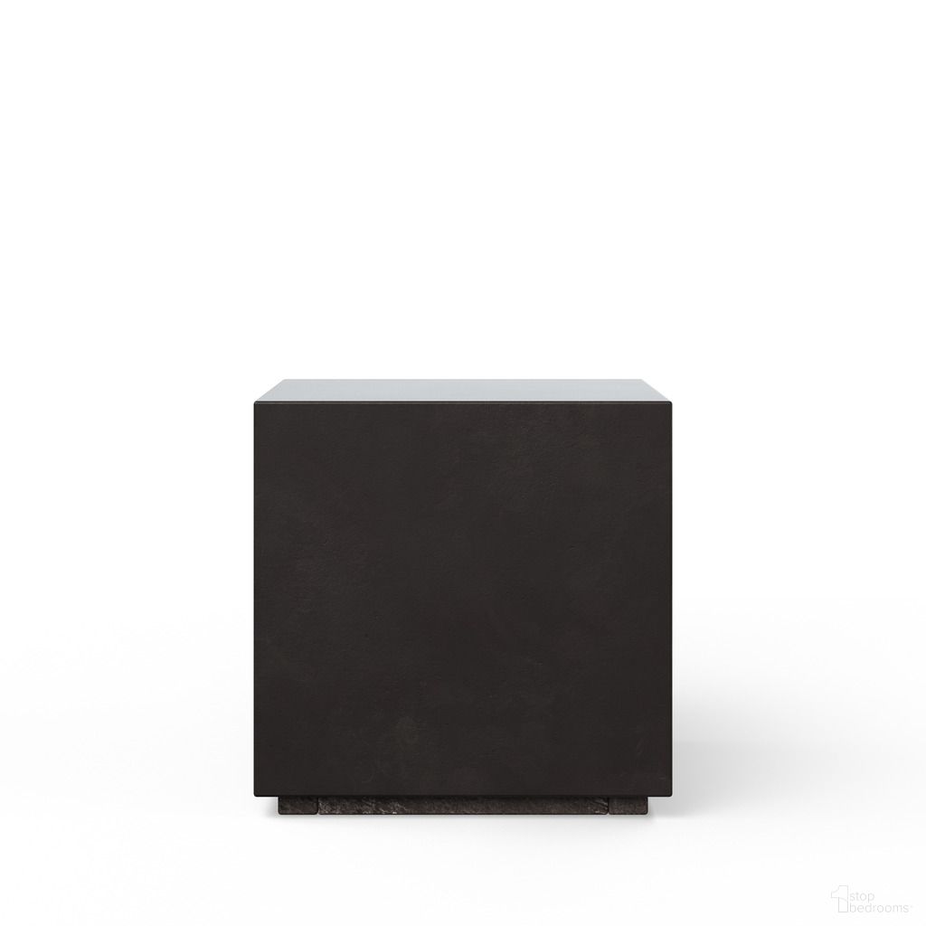 The appearance of Mixx Bloc End Table In Lava designed by Urbia in the modern / contemporary interior design. This lava piece of furniture was selected by 1StopBedrooms from Mixx Collection to add a touch of cosiness and style into your home. Sku: VGS-BLOC-ET-LAVA. Material: Glass Fiber Reinforced Concrete.